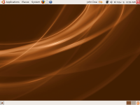 Capture d'écran du Bureau d'Ubuntu 7.10