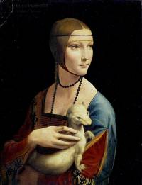 La Dame à l'hermine, par Léonard de Vinci (1483)