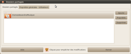 Outil de configuration des dossiers partagés (shares-admin)