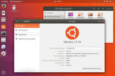 Aperçu de la variante officielle d'Ubuntu