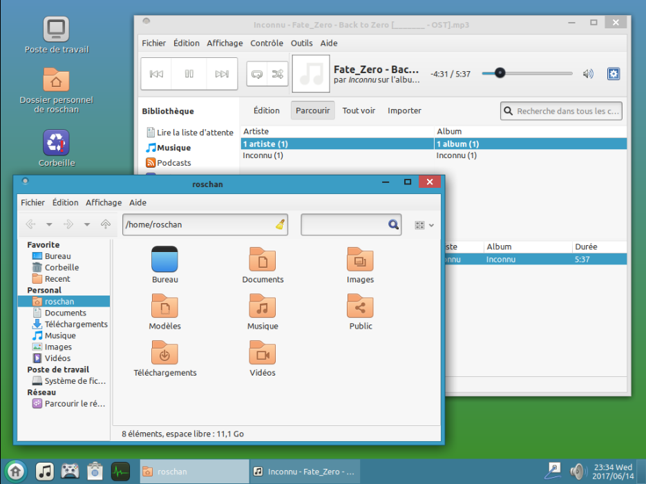 UbuntuKylin 17.04 avec le bureau UKUI